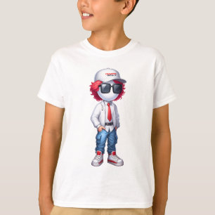 CRO@ - Wit voor & achter T-shirt