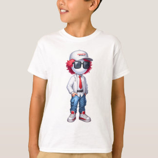 CRO@ - Wit voor & achter T-shirt