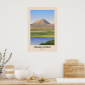 Croagh Patrick Ierland Reisposter Poster (Keuken)