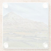Croagh Patrick Onderzetter Glazen Onderzetter (Achterkant)