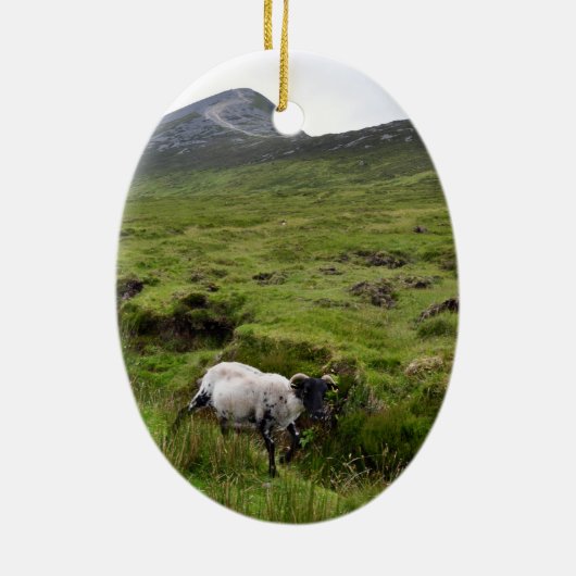 Croagh Patrick sierent Keramisch Ornament (Achterkant)