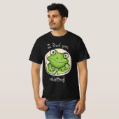 Croak Couture, "Vind je ribbitting!", T-Shirt (Voorkant volledig)