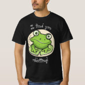 Croak Couture, "Vind je ribbitting!", T-Shirt (Voorkant)