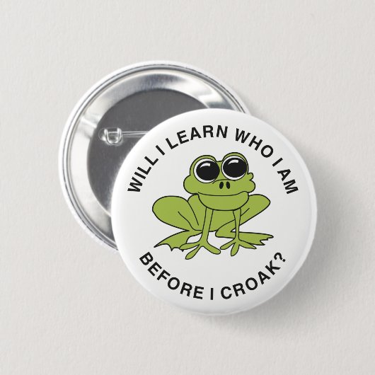 Croak Ronde Button 5,7 Cm (Voorkant /achterkant)
