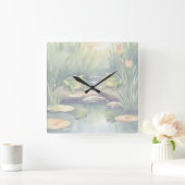 Croaking time vierkante klok (Huis)