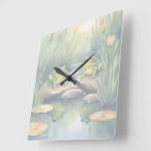 Croaking time vierkante klok (Hoek)