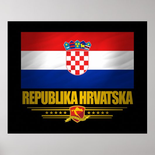 "Croat Pride" Posters en Prints (Voorkant)