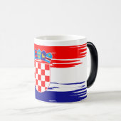 Croatia Coffee Scoop – Traditional Croatian Design Magische Mok (Voorkant rechts)