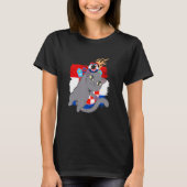 Croatia Croatian Flag Cat Croatian Pride Croatian  T-shirt (Voorkant)