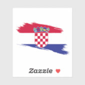 Croatia Flag Sticker – Patriotic Design (Vel)