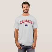Croatia Flag T-shirt (Voorkant volledig)