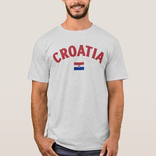 Croatia Flag T-shirt (Voorkant)