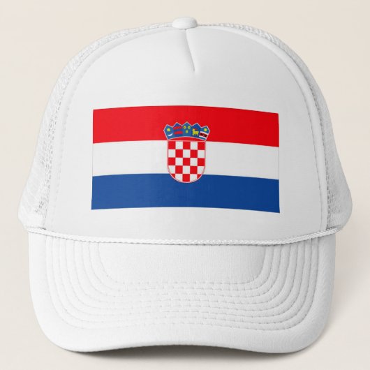 CROATIA FLAG TRUCKER PET (Voorkant)