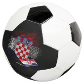 Croatia flag voetbal (Drie kwart)