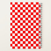 Croatia | Hrvatska | Checkered Name Monogram Notitieboek (Achterkant)