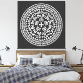 Croatia Hrvatska Kroatien Hrv Zagreb Split Flag Canvas Afdruk (Insitu (Slaapkamer))