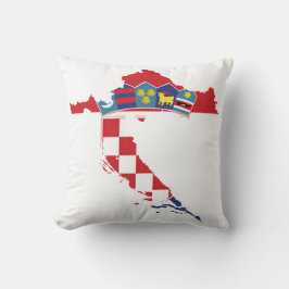 Croatia Hrvatska Kroatien Hrv Zagreb Split Flag Kussen