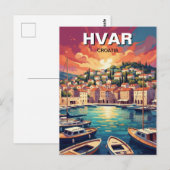 Croatia Hvar Briefkaart (Voorkant / Achterkant)