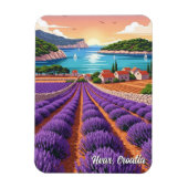 Croatia Hvar Lavendar Fields Magneet (Verticaal)