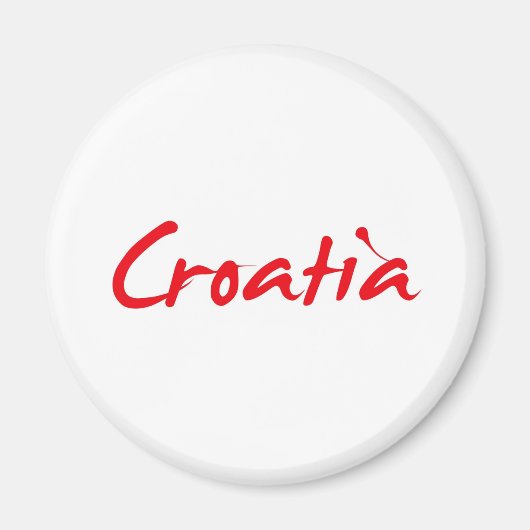CROATIA MAGNEET (Voorkant)