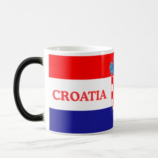 Croatia Map Coffee Scoop – Unique Travel Souvenir Magische Mok (Links)
