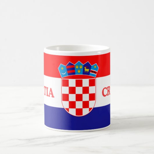 Croatia Map Coffee Scoop – Unique Travel Souvenir Magische Mok (Center)