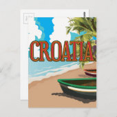 CROATIA poster voor oldtimers Briefkaart (Voorkant / Achterkant)