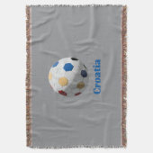 Croatia Soccer Deken (Voorkant Verticaal)