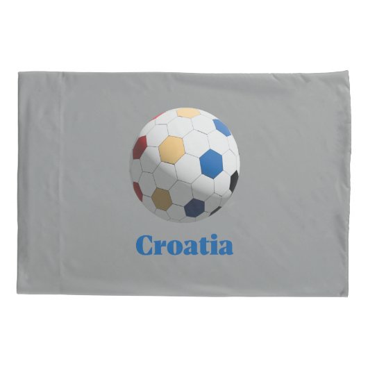 Croatia Soccer Kussensloop (Achterkant)