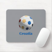 Croatia Soccer Muismat (Met muis)
