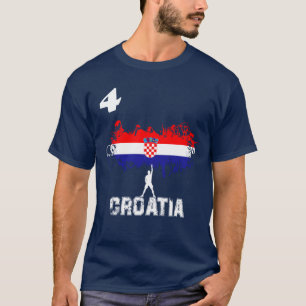 CROATIA T-shirt Soccer Jersey world cup 2018 vlag