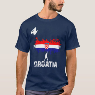 CROATIA T-shirt Soccer Jersey world cup 2018 vlag
