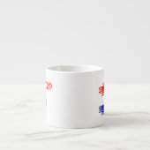 Croatia World Cup 2026 Mug – Proudly Croatian Desi Espresso Kop (Voorkant)