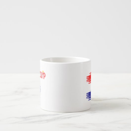 Croatia World Cup 2026 Mug – Proudly Croatian Desi Espresso Kop (Voorkant)