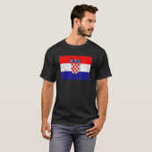 Croatian Croatia Flag Pride Croatian Flag T-shirt (Voorkant volledig)