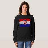 Croatian Croatia Flag Pride Croatian Flag Trui (Voorkant volledig)