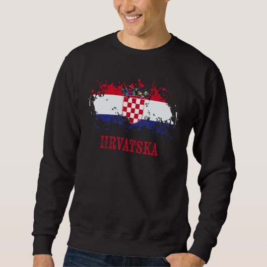 Croatian enthusiasts for Hrvatska and Croatia Trui (Voorkant)