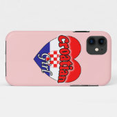 Croatian Girl Case-Mate iPhone Case (Achterkant (horizontaal))