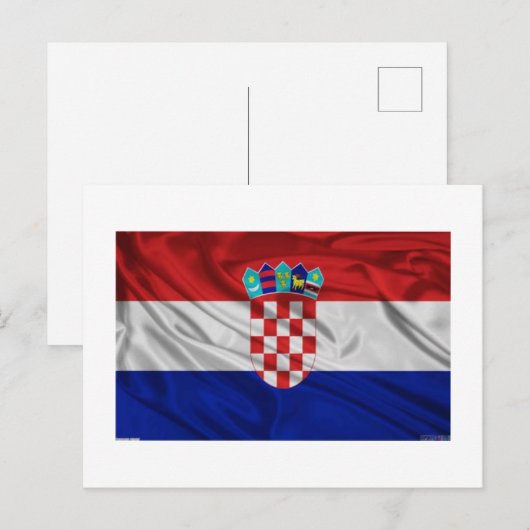 CROATIË BRIEFKAART (Voorkant / Achterkant)