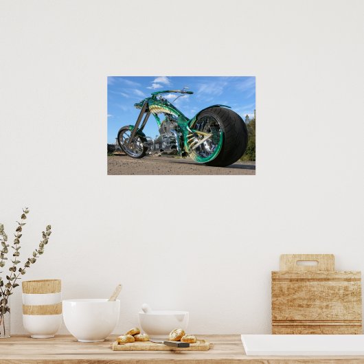 Croc Chopper Poster (Keuken)