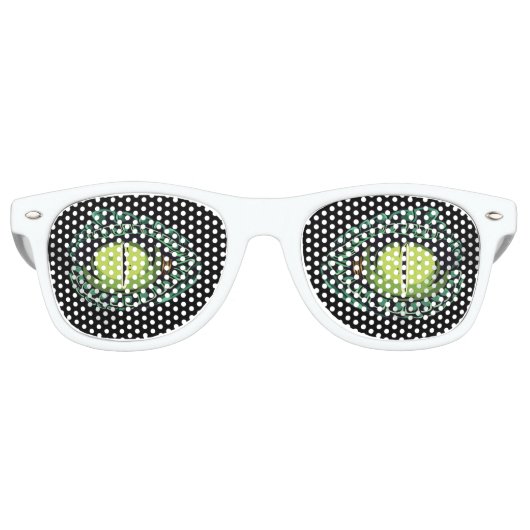 Croc Eyes Retro Party Shades Retro Zonnebril (Voorkant)