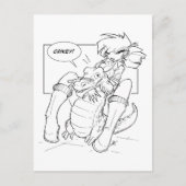 Croc Hugger Briefkaart (Voorkant)