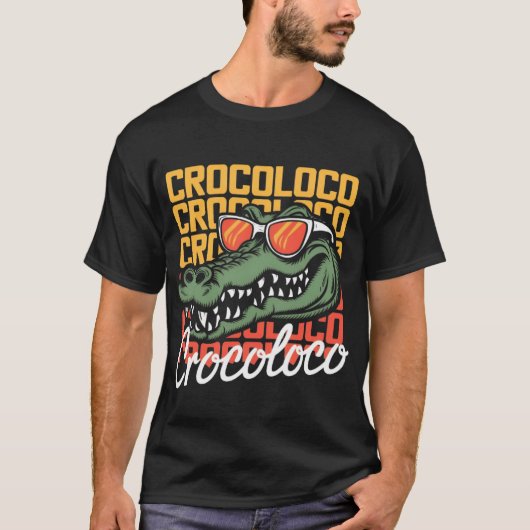🐊🔥 Croc Loco Vibes T-shirt (Voorkant)