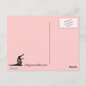 croc-o-doedle-doo briefkaart (Achterkant)