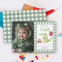 Croc Party | Schattigee Krokodil Twee Croc Verjaar