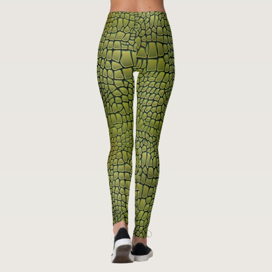 Croc Skin Leggings (Achterkant)