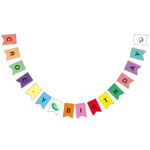 Croc-y Birthday Banner