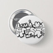 Crocbunny Ronde Button 5,7 Cm (Voorkant /achterkant)