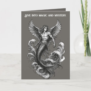 Crocell Duivel Surft Naar De Hemel Illustratie Kaart