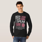 Croche Bilingual Crocheting Needlecraft Sewing T-shirt (Voorkant volledig)